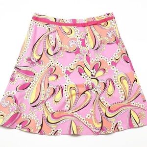 Bamboo Traders multicolored floral skirt